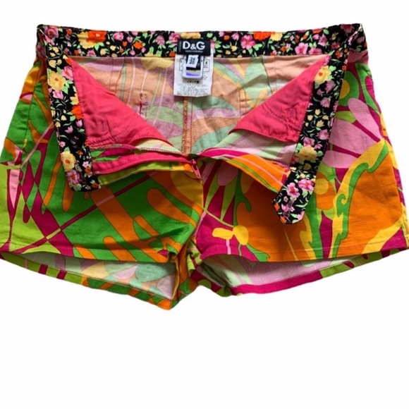 Dolce & Gabbana Floral Tropical Shorts Size 26 40 4 - Picture 8 of 16